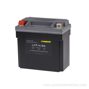 12.8v 8ah YTX14-BS lithium ion motorcycle starter battery